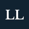 White letters "LL" on a navy background.