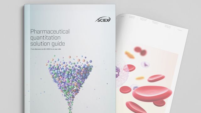 SCIEX’s pharmaceutical quantitation solution guide 