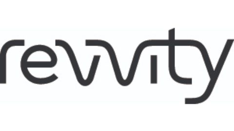 A logo for the brand Revvity